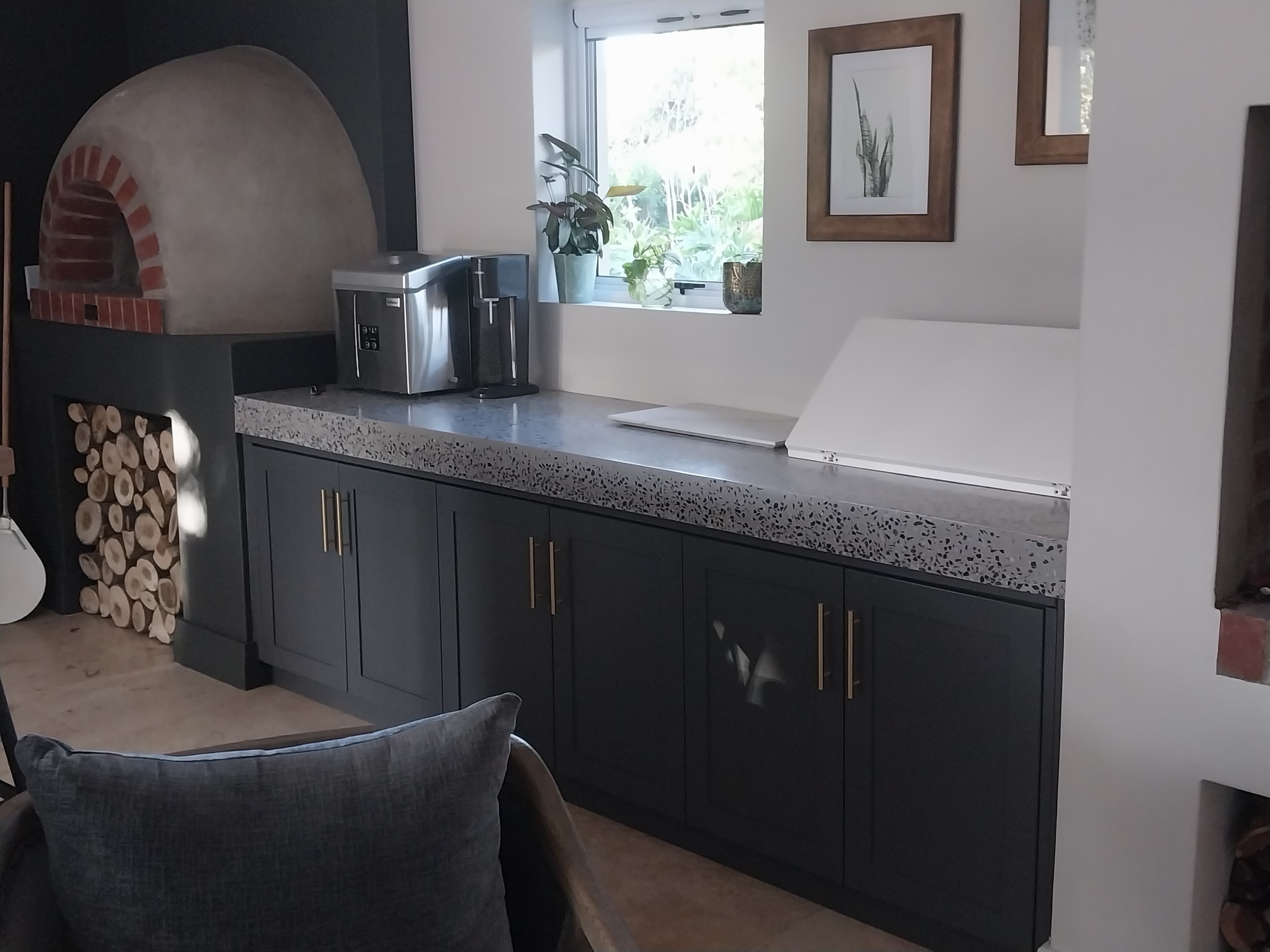 Painted Kitchen with Pizza Oven gallery image